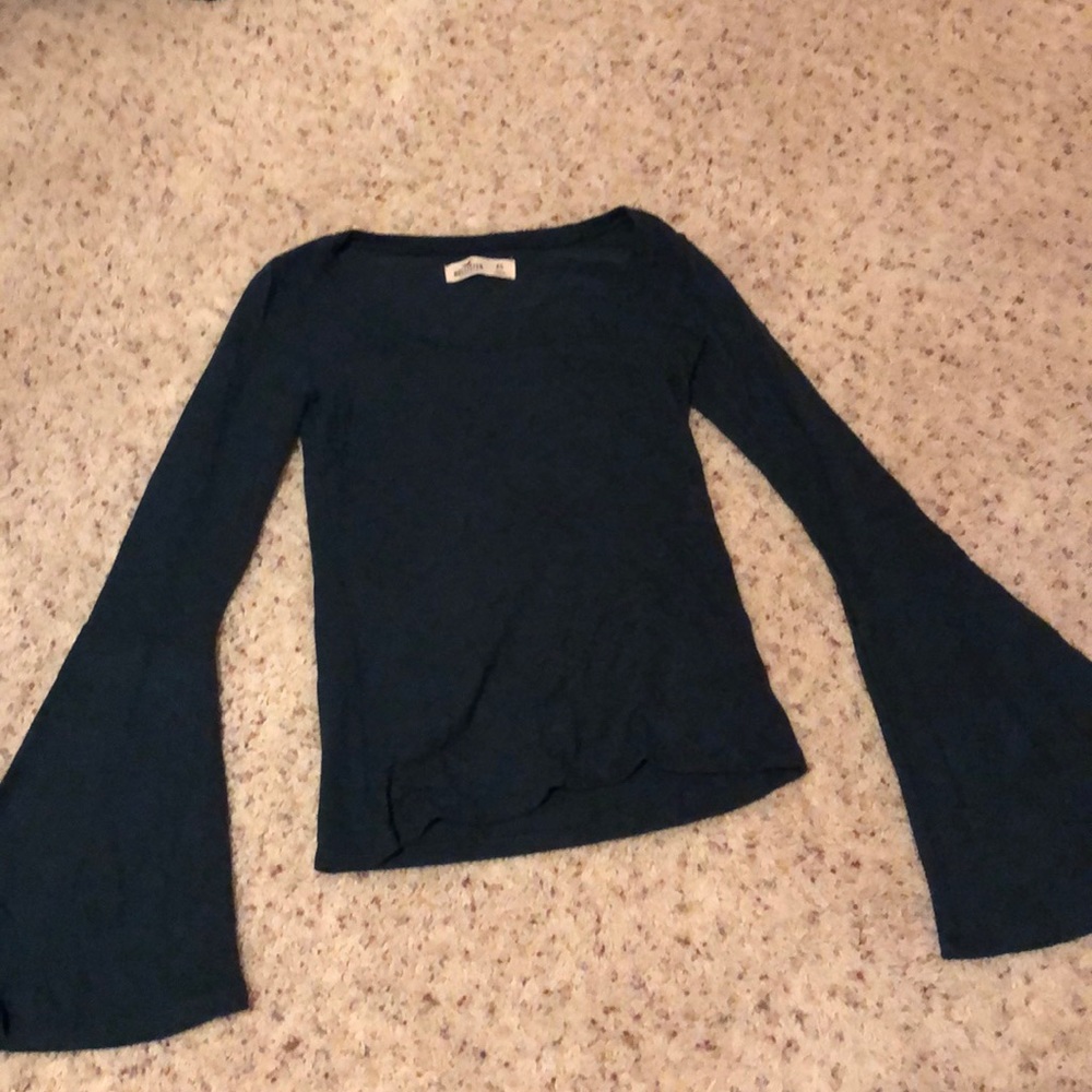 dark green shirt